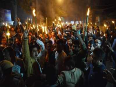 Citizenship bill agitators raise black flags, protest nude during Modi