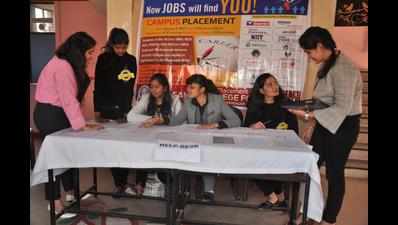 Job fest held at Dev Samaj College for Women