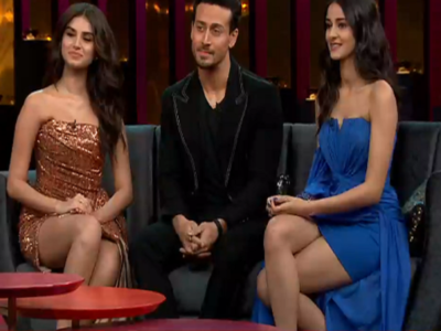 Koffee With Karan 6: Tiger Shroff feels Ananya Pandey and Tara Sutaria are fake with each other; the girls react