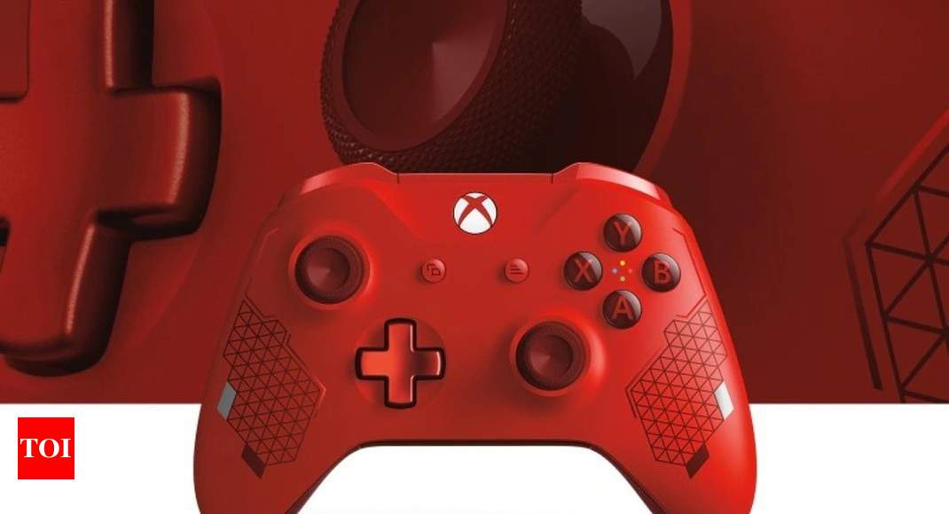 xbox sport controller red