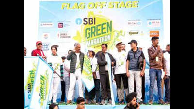 3,000 take part in SBI green marathon