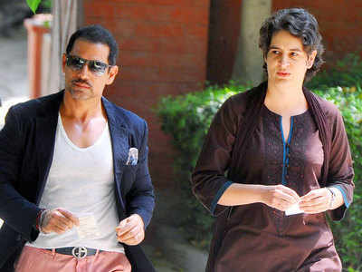 Robert Vadra reaches Jaipur ED office, Priyanka Gandhi shows support