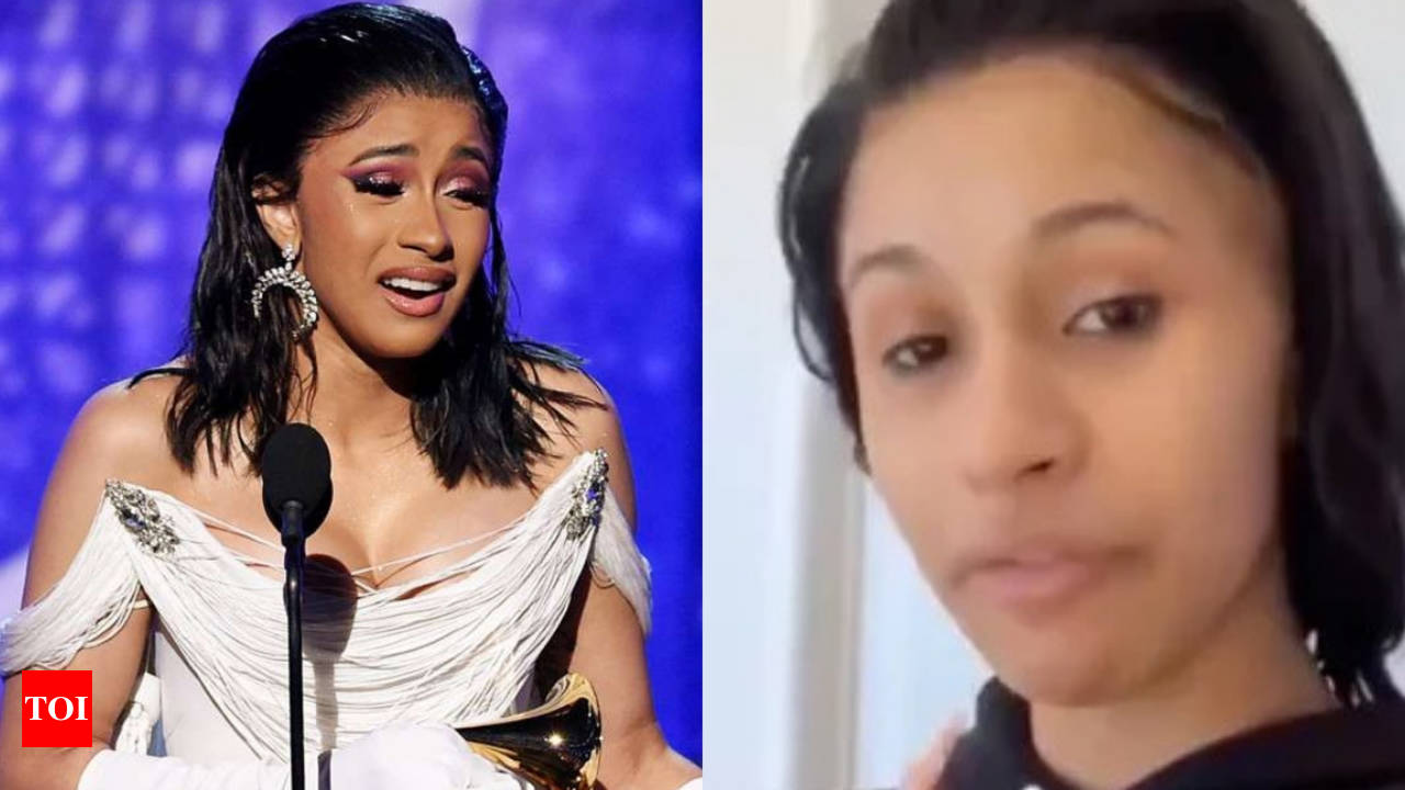 Popular rapper Cardi B goes off social media post her Grammy win. This is why - Times of India