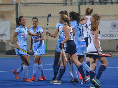 India A beat France A 2-0 in women's hockey match