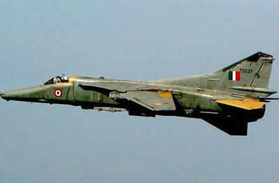 MiG-27 crashes near Jaisalmer, pilot ejects safely