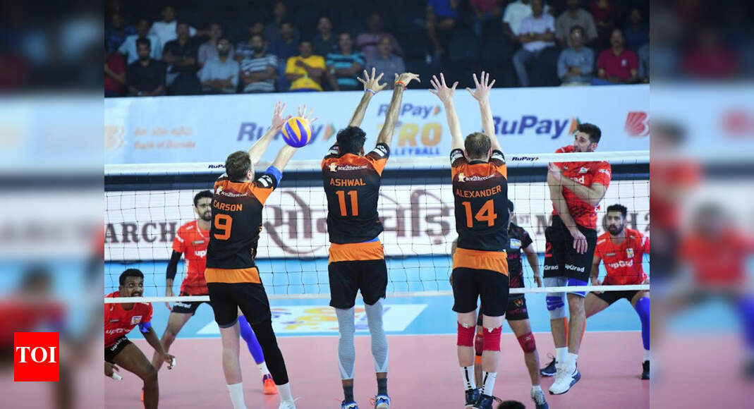 Hyderabad beat U Mumba in Pro Volleyball League More sports News