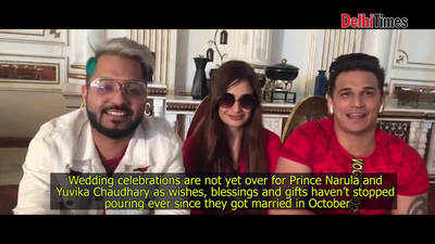 Star Boy LOC gives a song as a wedding gift for Prince Narula and Yuvika Chaudhary