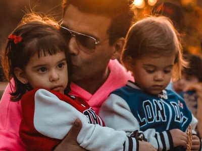 Karan Johar admits it's “scary and daunting” to be a single parent to twins Roohi and Yash