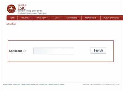 ESIC Admit Card 2019 for Paramedical and Staff Nurse released; download here @esic.nic.in