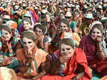 Rahul Gandhi kissed by woman at Gujarat rally on Valentine's Day