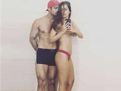 Photo: Prateik Babbar and wife Sanya Sagar strip down for a raunchy Valentine’s day shoot