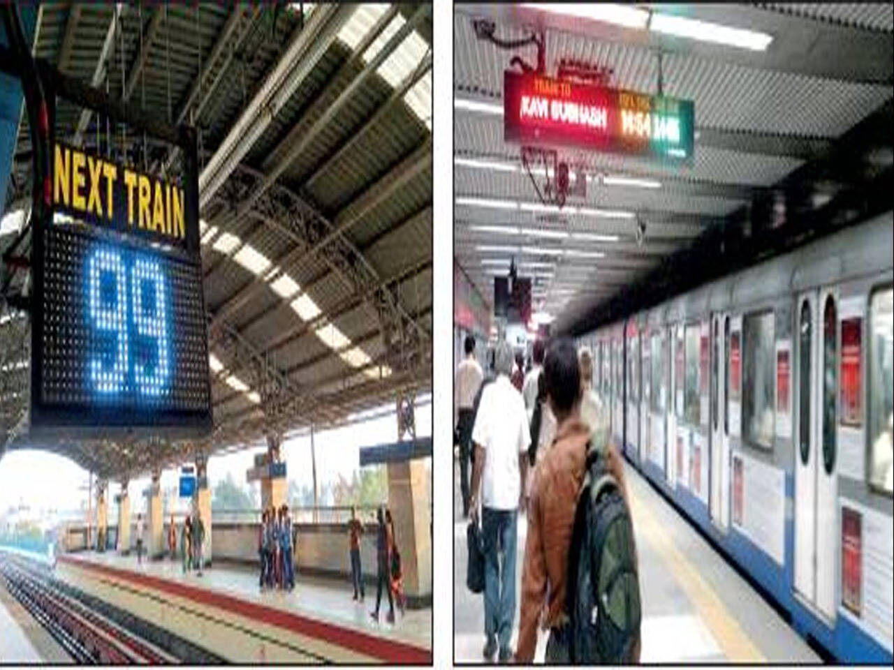 Metro timetable to remain but boards to display dynamic ETA | Kolkata News - Times of India Metro timetable to remain but boards to display dynamic ETA | Kolkata News - Times of India