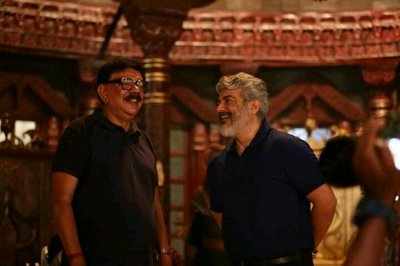 Thala Ajith visits director Priyadarshan in Hyderabad