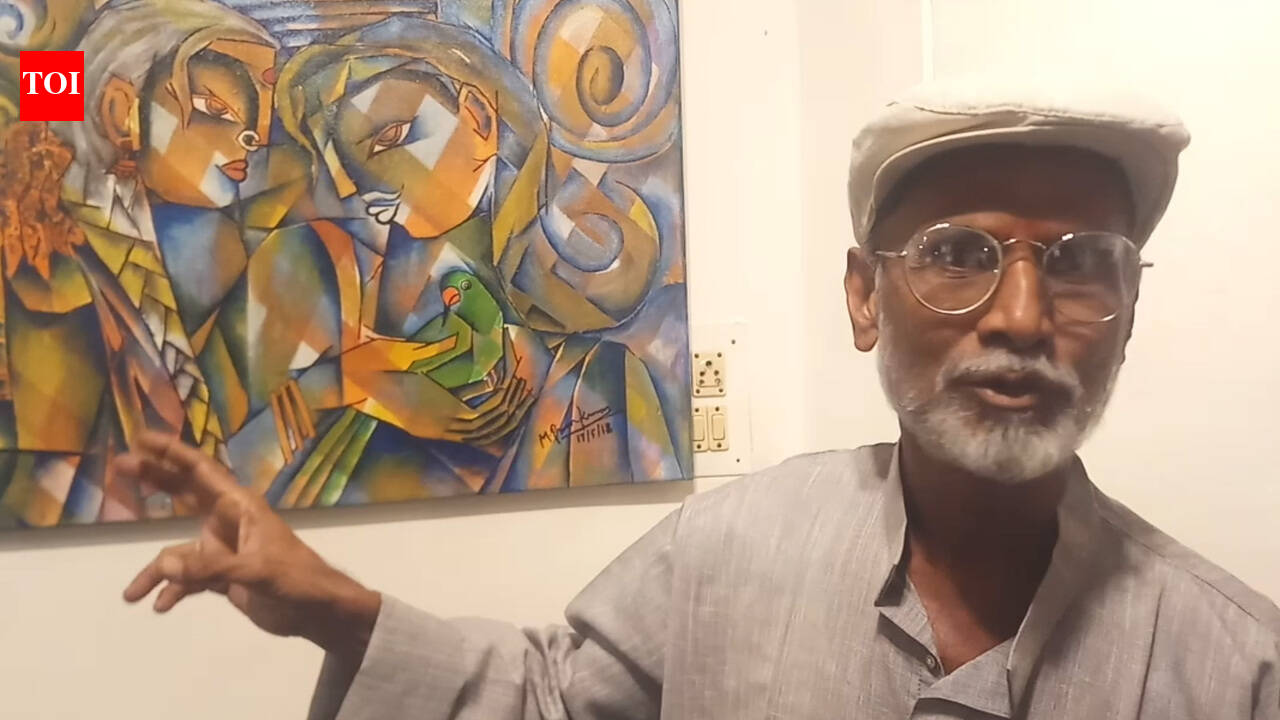 Artist Prem Kumar talks about his paintings