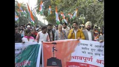 Chandigarh Congress pays homage to Pulwama martyrs