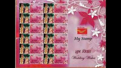 This wedding season, personalised postal stamps win over couples
