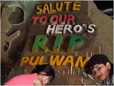 Pulwama Attack: Radha Dharne and Hitarth Patil of Nakalat Saare Ghadale fame pay homage to the martyrs