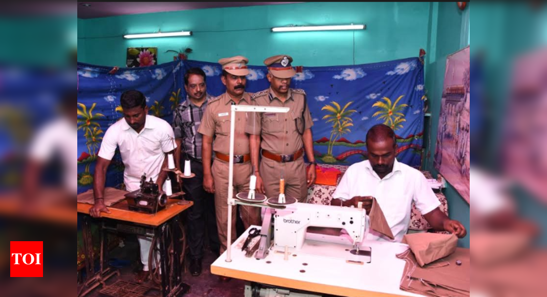 Tailoring shop  opened in Trichy  Central Prison Trichy  