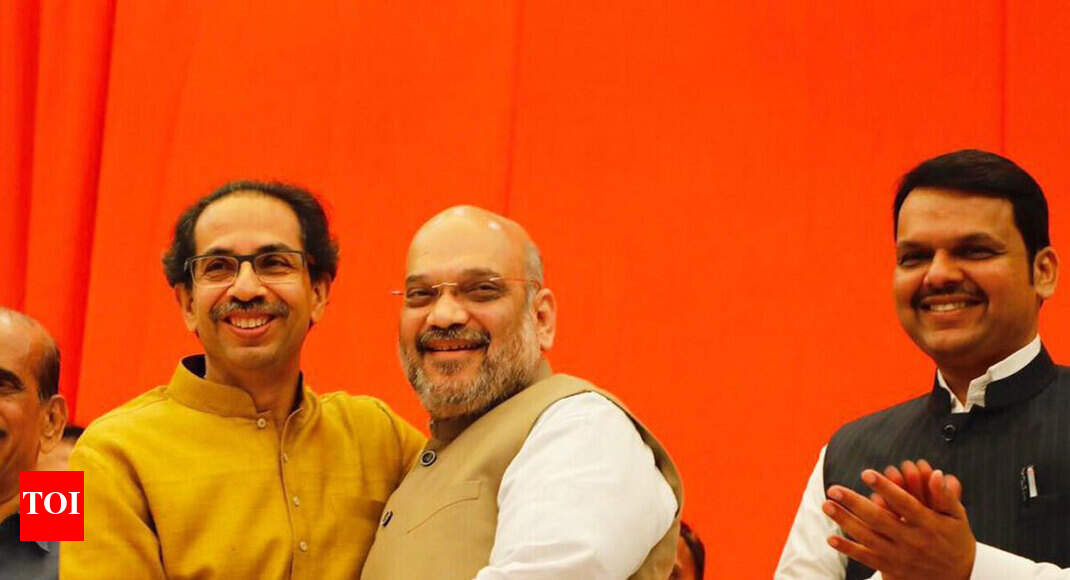 BJP Shiv Sena alliance Maharashtra seatsharing pact BJP to contest