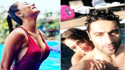 Sara Khan's photos from a cozy pool date with Ankit Gera are all over the internet