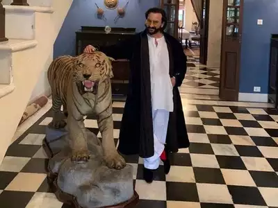 Photos: Saif Ali Khan enjoys his off time from work at Pataudi palace