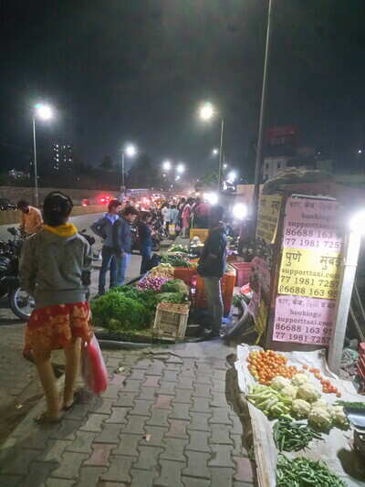 Footpath Encroached - Times of India