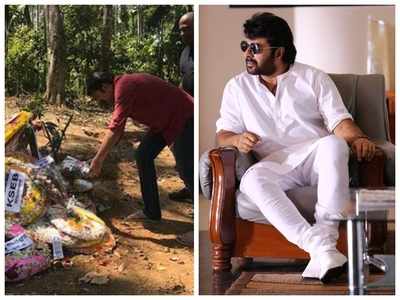 Mammootty visits the family of Jawan killed in Pulwama terror attack