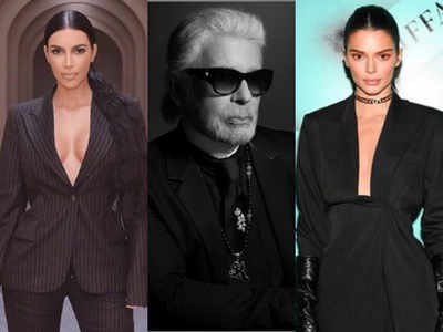 TV reality stars Kim Kardashian, Kendall Jenner remember fashion genius Karl Lagerfeld