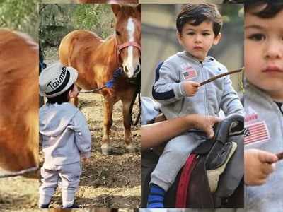 Photos: Taimur Ali Khan, his new friend and a customised hat are the cutest things you will see on the net today