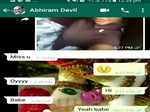 Sri Reddy and Abhiram Daggubati’s whatsapp