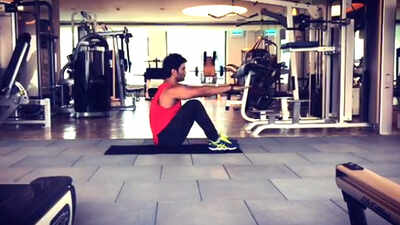 Sushant Singh Rajput shares his workout video