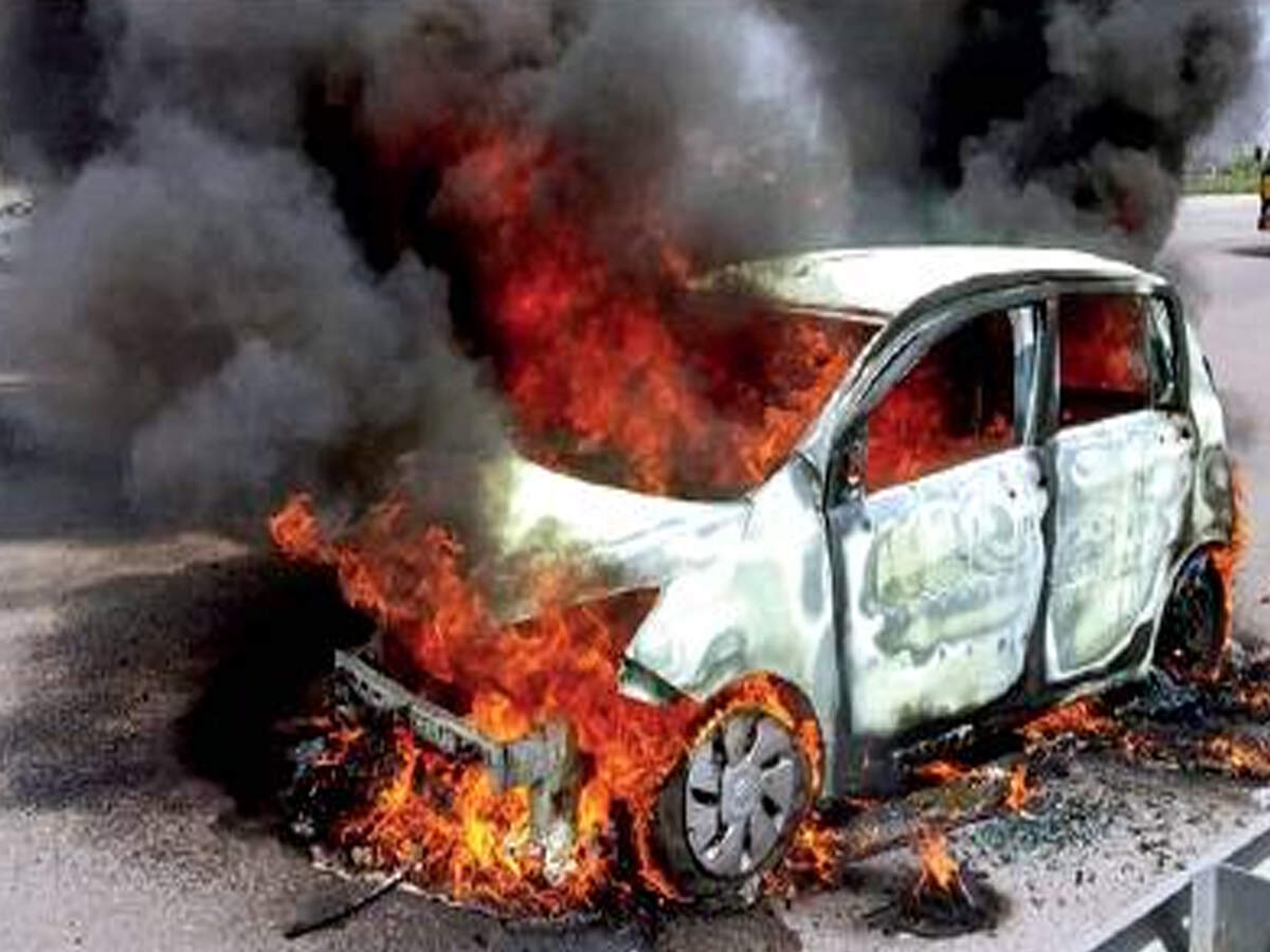 ORR mishap: Car co told to look into cause of fire | Hyderabad News - Times  of India