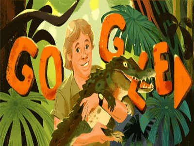 Google remembers 'Crocodile Hunter' Steve Irwin on his birthday with a Doodle