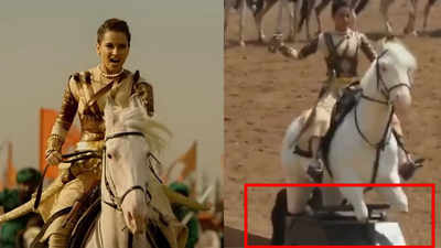 Kangana Ranaut viciously trolled for riding mechanical horse in 'Manikarnika: The Queen of Jhansi'