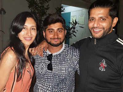 Bigg Boss 12 fame Deepak Thakur meets Karanvir Bohra, spends time with his daughters Vienna and Bella