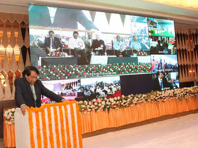 Suresh Prabhu lays foundation stone for infra upgrade at 8 airports