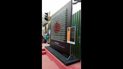 An installation dedicated to the martyrs of the Pulwama attack in Pune