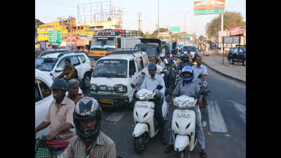 NHAI, traffic cops take stock of Palpannai jn’s traffic woes