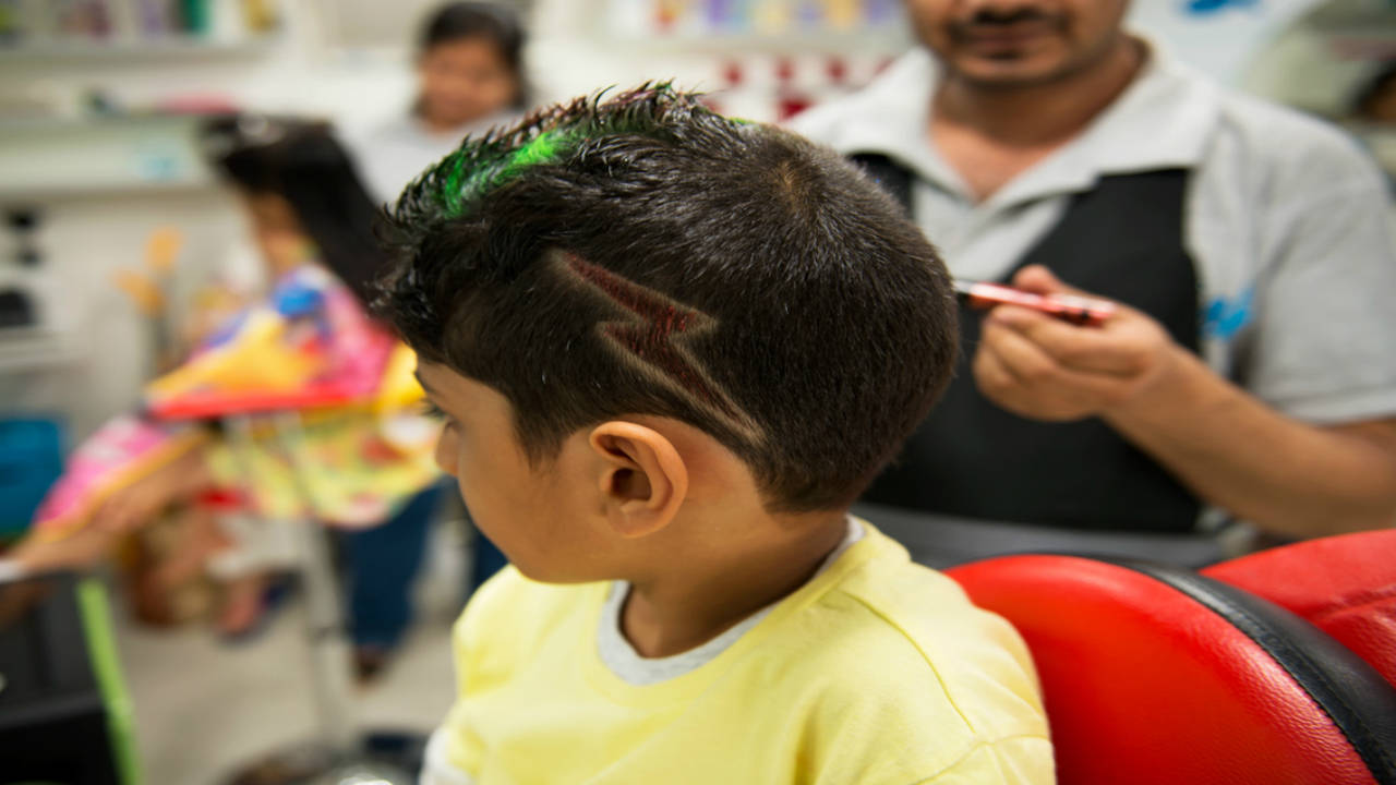 These kids-only salons do mundans and more - Times of India