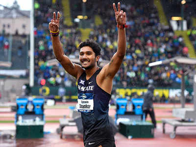 High jumper Tejaswin Shankar wins first Big12 title in USA, equals national record