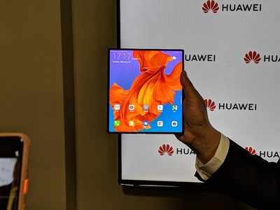 Huawei takes a dig at Samsung during the launch of its foldable phone, the Mate X