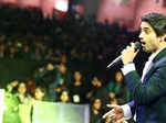 Amit Mishra performs at Jesus and Mary College