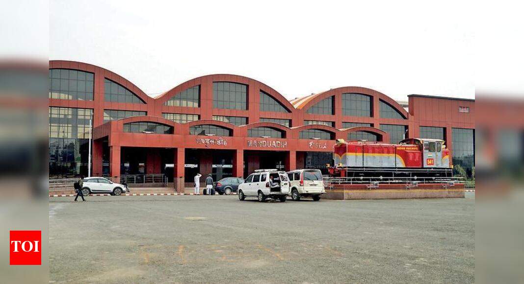 Manduadih rly stn gets a new look Varanasi News Times of India