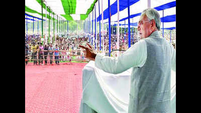 Bihar CM Nitish Kumar lays foundation for dental college in Nalanda