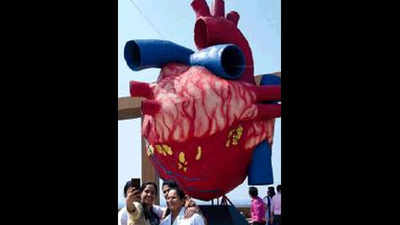Kochi: Guinness record for heart replica