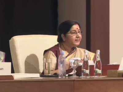 Fight against terrorism is not a confrontation against any religion: Sushma Swaraj at OIC conclave