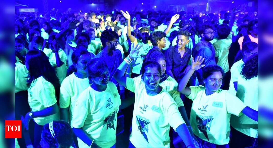 Riot of colours set Coimbatore aglow | Coimbatore News - Times of India