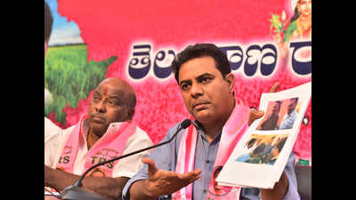 TRS hits back at Congress over defection of 2 MLAs in Telangana