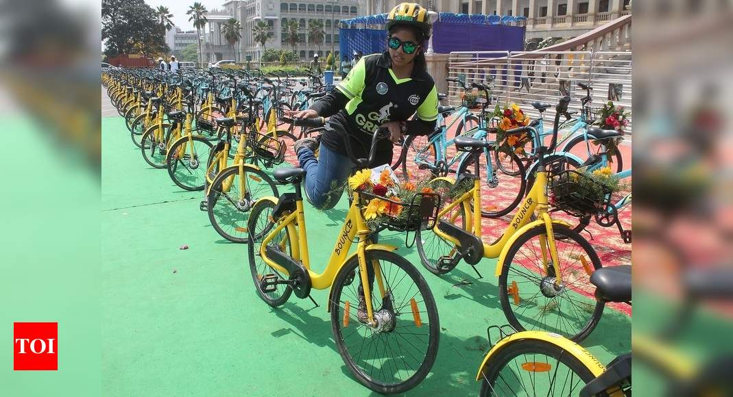 CM launches public bicycle sharing system in Bengaluru | Bengaluru News