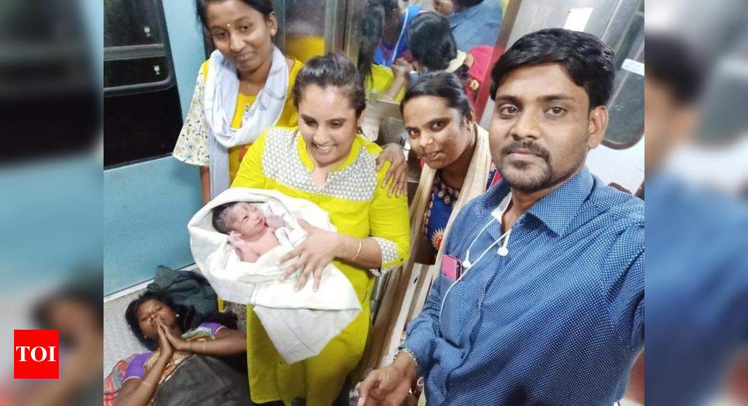 Ambulance staff, nurses help woman deliver baby on Bidar train ...